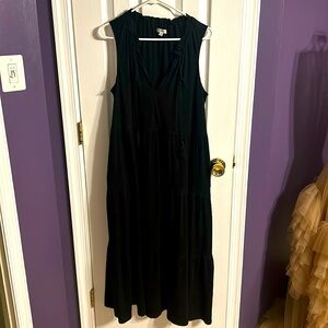 Max Studio black maxi dress
